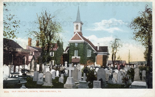 Old Swede's Church, Philadelphia, Pennsylvania, USA, 1901. Artist: Unknown