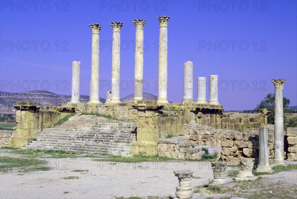 Capitol, Thuburbo Majus, Tunisia.