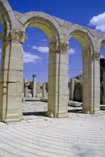 South-east Baths, Maktar, Tunisia.