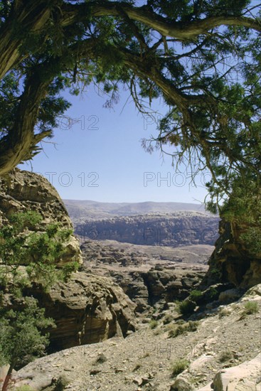 Walk to El Deir (the Monastery), Petra, Jordan.