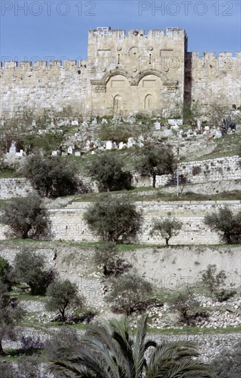 Golden Gate, Jerusalem, Israel.