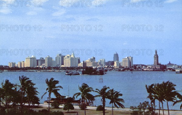 'Miami the Magic City', Florida, USA, 1954. Artist: Unknown