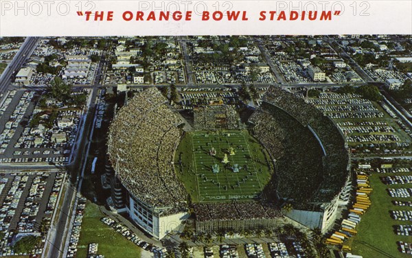 Orange Bowl Stadium, Miami, Florida, USA, 1958. Artist: Unknown