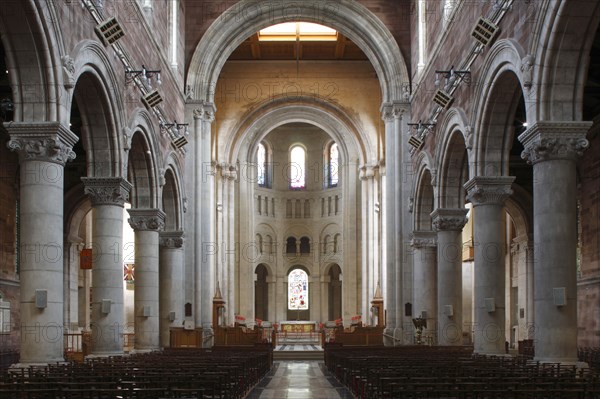 Interior of St Anne's Cathedral, Belfast, Northern Ireland, 2010.