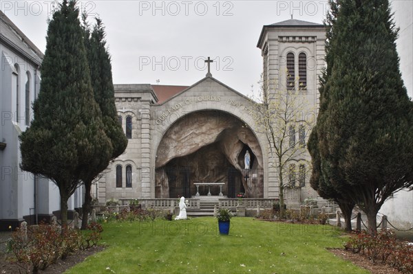 Lourdes grotto, St Mary's Chapel, Belfast, Northern Ireland, 2010.