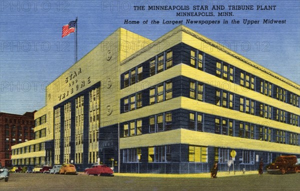 Minneapolis Star and Tribune Plant, Minneapolis, Minnesota, USA, 1950. Artist: Unknown