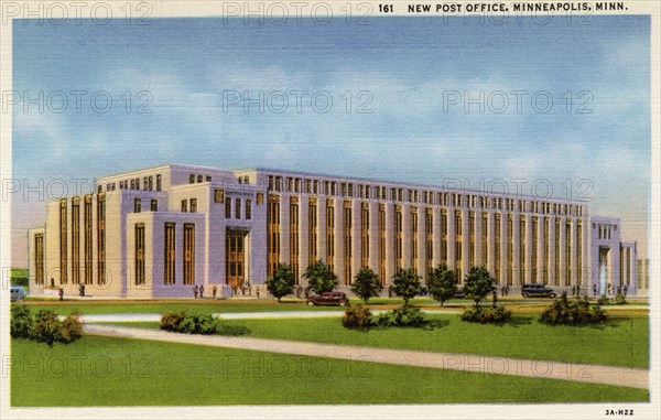 New Post Office, Minneaplis, Minnesota, USA, 1935. Artist: Unknown