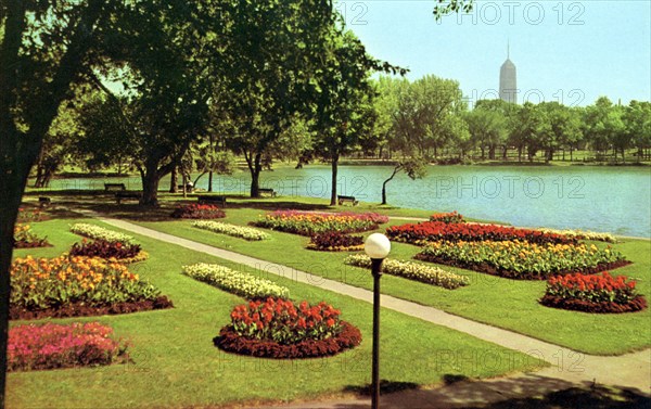 Loring Park, Minneapolis, Minnesota, USA, 1955. Artist: Unknown