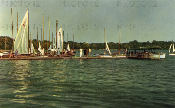 Lake Harriet, Minneapolis, Minnesota, USA, 1949. Artist: Unknown