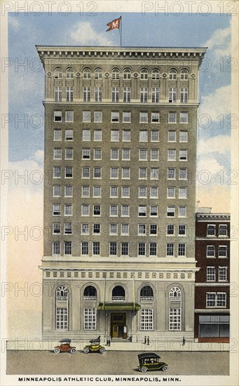 Minneapolis Athletic Club, Minneapolis, Minnesota, USA, 1915. Artist: Unknown