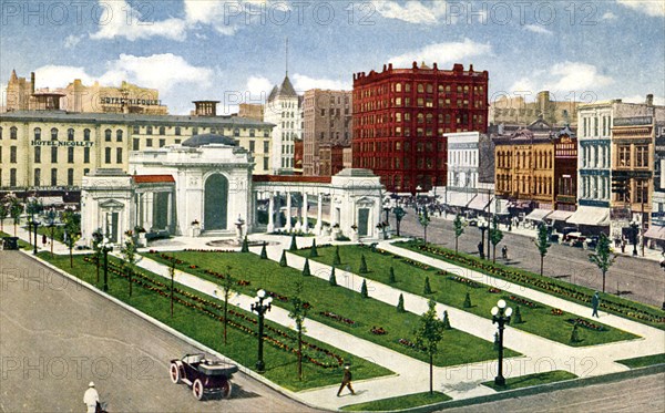 Gateway Park, Minneapolis, Minnesota, USA, 1910. Artist: Unknown