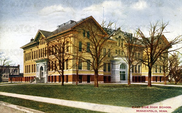 East Side High School, Minneapolis, Minnesota, USA, 1913. Artist: Unknown