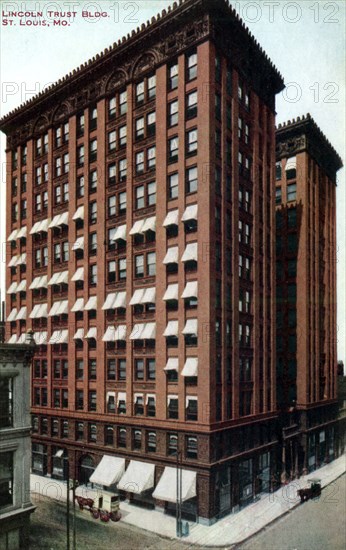 Lincoln Trust Building, St Louis, Missouri, USA, 1910. Artist: Unknown