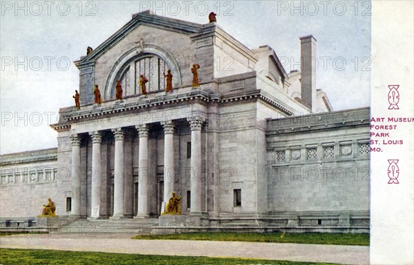 Art Museum, Forest Park, St Louis, Missouri, USA, 1907. Artist: Unknown