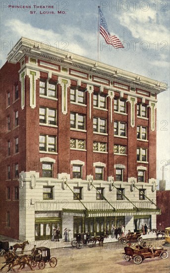 Princess Theatre, St Louis, Missouri, USA, 1913. Artist: Unknown