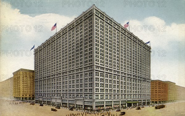 Famous-Barr department store, St Louis, Missouri, USA, 1913. Artist: Unknown