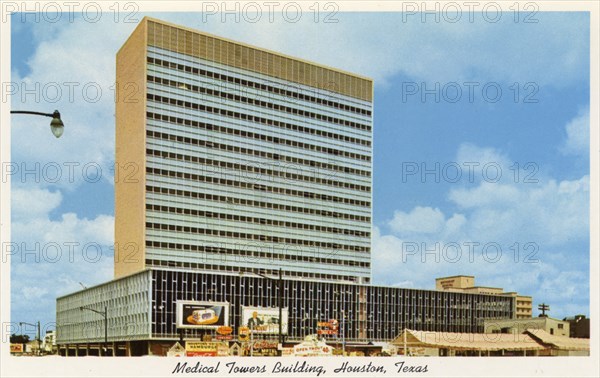Medical Towers Building, Houston, Texas, USA, 1956. Artist: Unknown