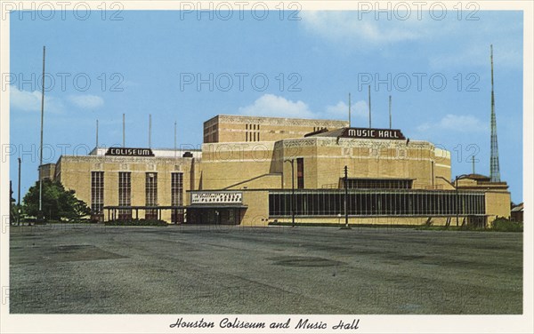 Sam Houston Coliseum and Music Hall, Houston, Texas, USA, 1959. Artist: Unknown