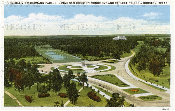 Hermann Park, Houston, Texas, USA, 1927. Artist: Unknown