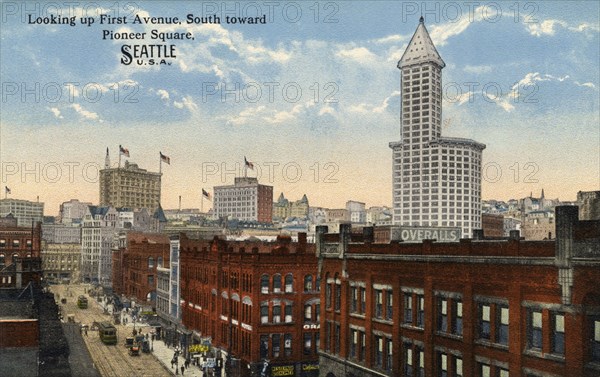 First Avenue, Seattle, Washington, USA, 1915. Artist: Unknown