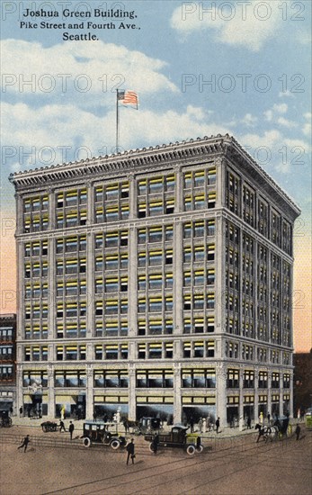 Joshua Green Building, Seattle, Washington, USA, 1913. Artist: Unknown