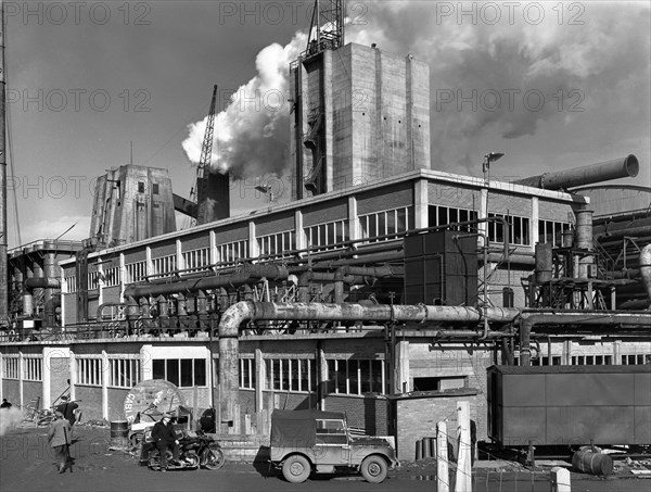 Manvers coal processing plant, Wath upon Dearne, near Rotherham, South Yorkshire, January 1957. Artist: Michael Walters