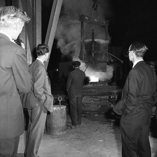 Edgar Allen Steel Foundry, Meadowhall, Sheffield, 21 June 1962. Artist: Michael Walters