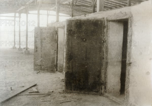 Gas chambers, Majdanek concentration camp, outskirts of Lublin, Poland, c1940s(?). Artist: Unknown