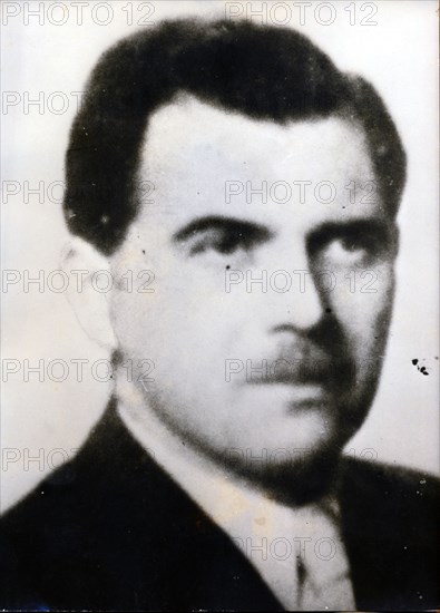 Josef Mengele, German SS officer, physician and war criminal, 20th century. Artist: Unknown