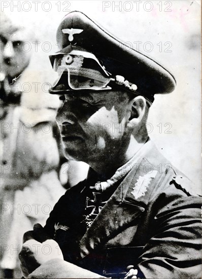 Erwin Rommel, German Field Marshal of World War II, c1940-c1944. Artist: Unknown