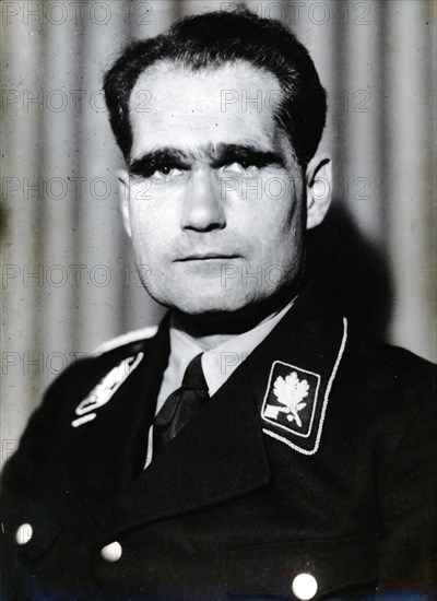 Rudolf Hess, Nazi Deputy Leader, World War II, c1941. Artist: Unknown