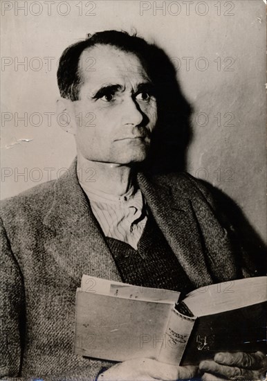 Rudolf Hess, former Nazi Deputy Leader, c1941-c1949(?). Artist: Unknown