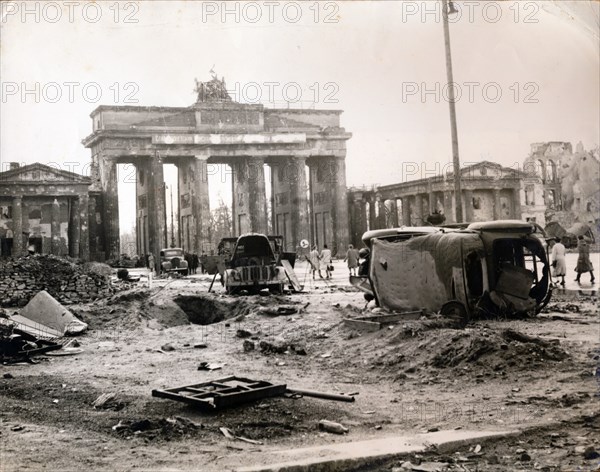 The ruins of Berlin, 6 July 1945. Artist: Unknown