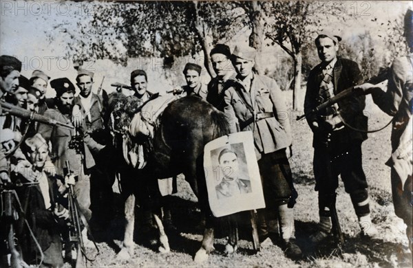 Mikhailovich partisans, Yugoslavia, 1939-1945. Artist: Unknown
