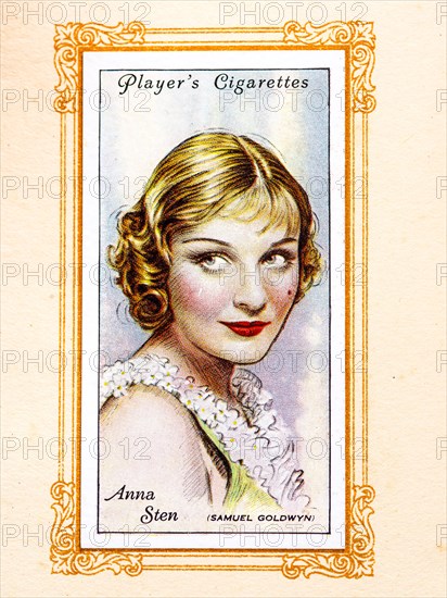 Anna Sten, 1934. Artist: Unknown.