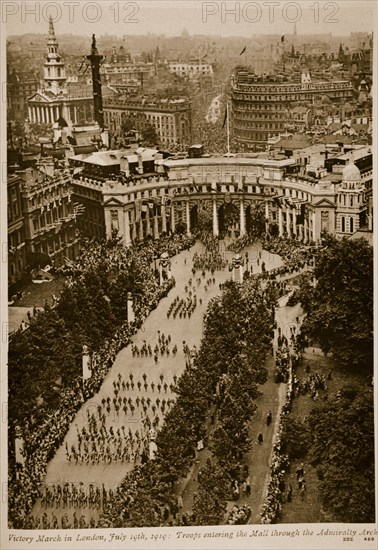 Victory March in London, July 19th, 1919.