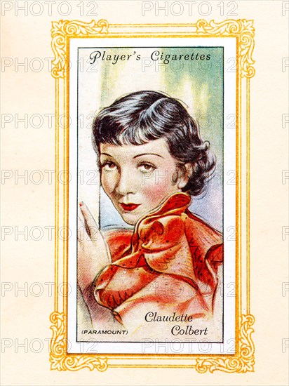 Claudette Colbert, 1934. Artist: Unknown.
