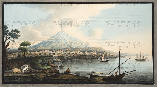 View of Mount Etna from Catania, 1776.