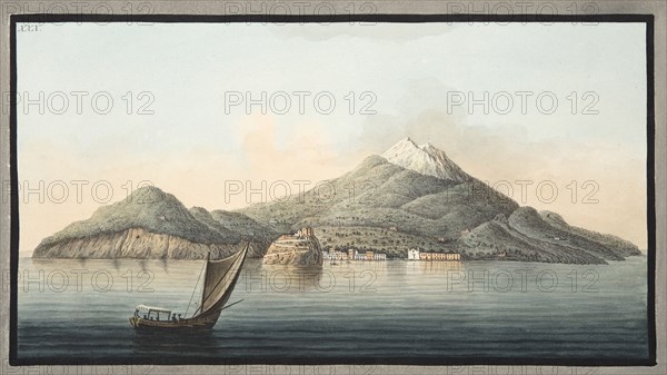 View of the Island of Ischia from the sea, 1776.