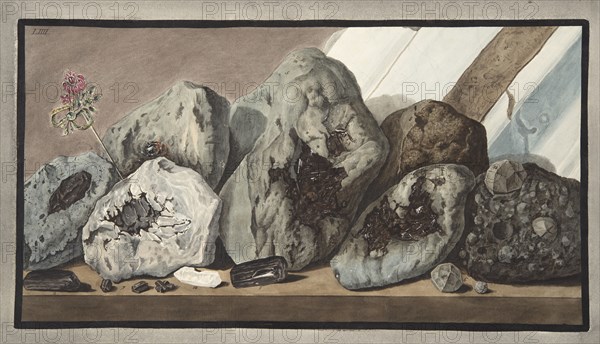 Stones of crystals called Gems of Mount Vesuvius, 1776.