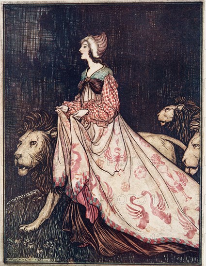 The Lady and the Lion, 1909.