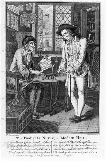 The Prodigal's Nurse or Modern Heir, 1750.