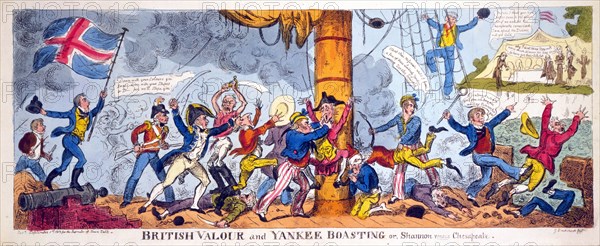 British Valour and Yankee Boasting or, Shannon versus Chesapeake, 1813.