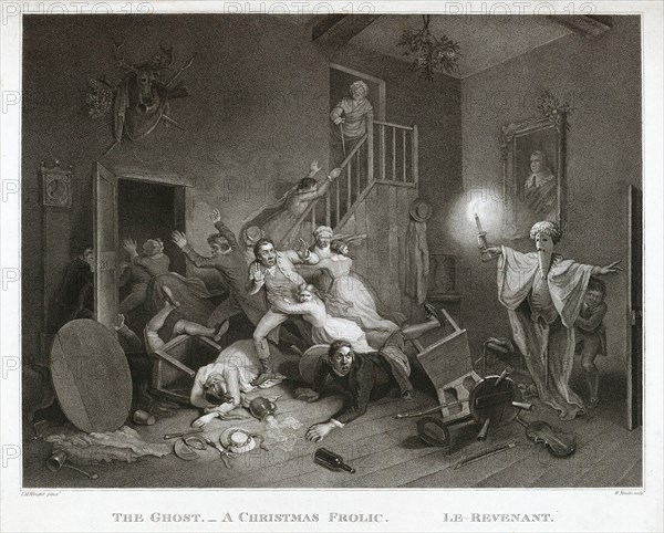 The Ghost - A Christmas Frolic - Le Revenant, 1814.