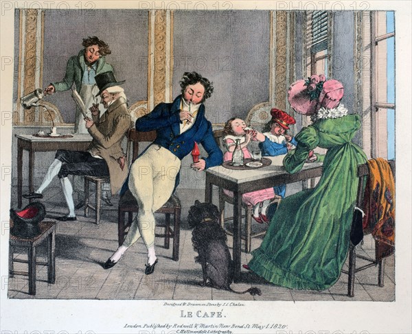 Le Cafe, 1820.