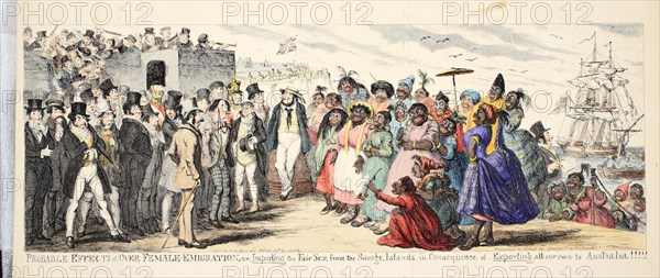 Probable Effects of Over Female Emigration ?, c. 1844.
