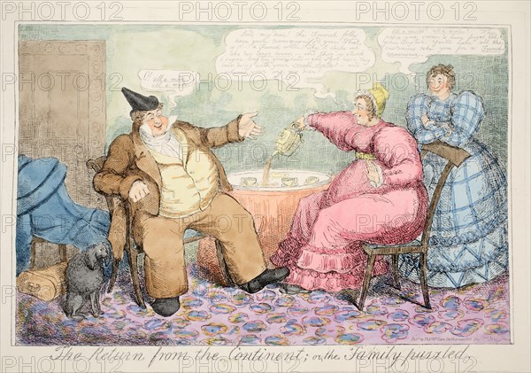 The Return from the Continent or the Family Puzzled, 1835.