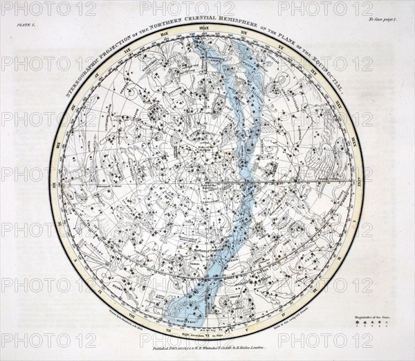 The Northern Hemisphere, 1822.