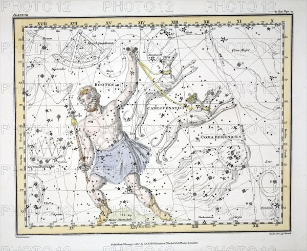 The Constellations (Plate VII), 1822.