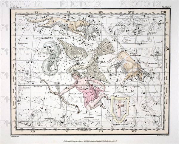The Constellations (Plate X), 1822.